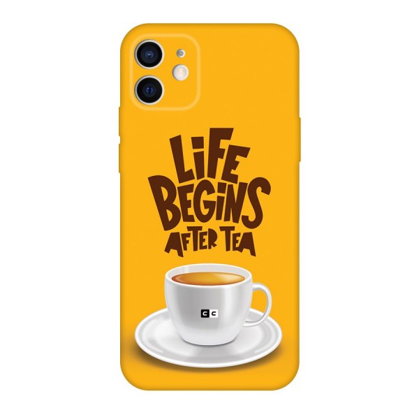 Begins After Tea Back Case for iPhone 12 Pro